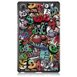 Etui Graficzne do Lenovo Tab One 8.7 25 TB305FU TB305XU, ochronne z podstawką