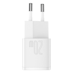 Ładowarka sieciowa szybka zasilacz Baseus Cube 20W USB-C - biała