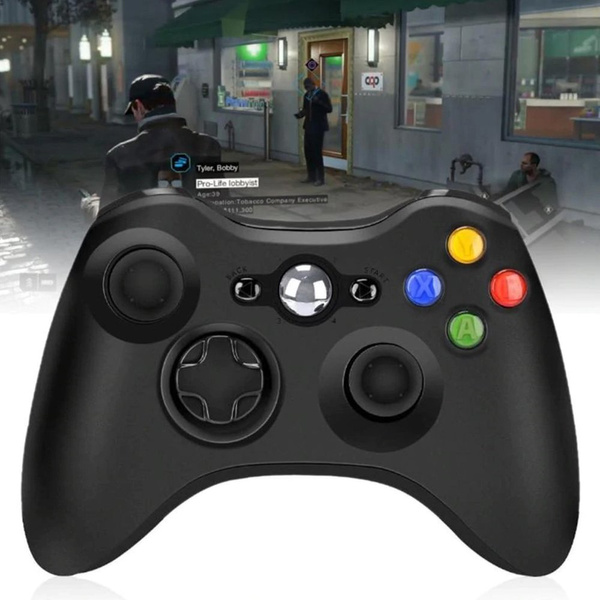 Bezprzewodowy Gamepad pad kontroler na baterie 2xAA do konsoli Xbox 360, biały