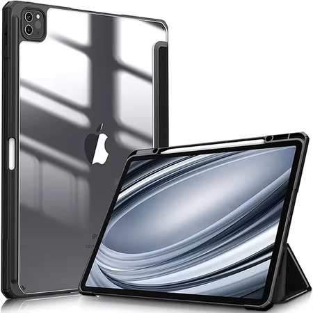 Etui Crystal Pencil do iPad Pro 13 Gen 5 A2925 A2926 A3007 / Gen. 5 A2925, czarne - ochronne