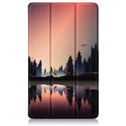 Etui Graficzne do Lenovo Tab One 8.7 25 TB305FU TB305XU, ochronne z podstawką