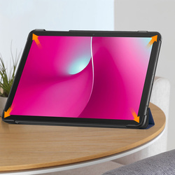 Etui Smart do T-Mobile T Tablet 2 10.1 5G 2025 z klapką, granatowe - ochronne z podstawką