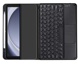 Etui z klawiaturą Bluetooth do Samsung Galaxy Tab A9 8.7 X110 / X115, czarne - ochronne