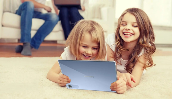 Etui Silikonowe do Lenovo Tab 10.1 2025, przezroczyste - ochronne z podstawką, dostęp do portów i przycisków