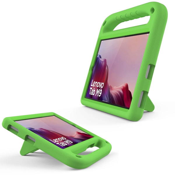 Etui z uchwytem FunColor do Lenovo Tab M9 9 2023 TB310, czarne - ochronne z podstawką