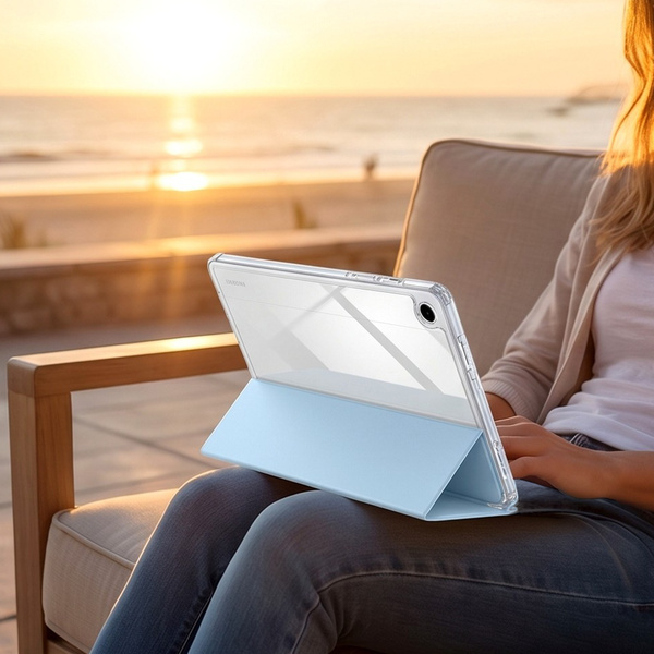 Etui do Samsung Galaxy Tab A11+ Plus 10.9 2025 / A9+ Plus 11 2023 TriFold - z podstawką i miejscem na rysik