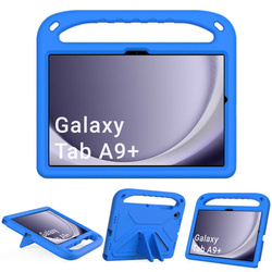 Etui FunColor z uchwytem do Galaxy Tab A9 Plus 11 X210 / X215 / X216, niebieskie - ochronne