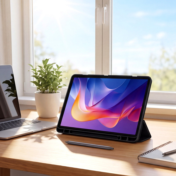 Etui z uchwytem na rysik do Redmi Pad 2 11 2025, ochronne, czarne