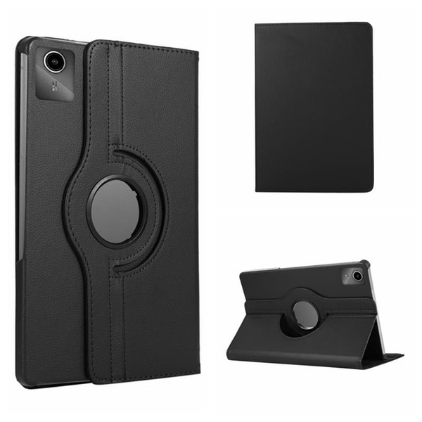 Etui Obrotowe 360 do Lenovo Idea Tab 11 2025, czarne - ochronne z podstawką
