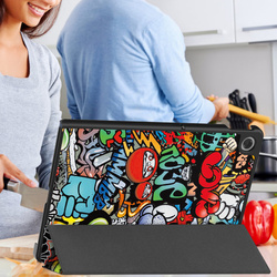 Etui Graficzne do Lenovo Tab 10.1 2025 z klapką - ochronne z podstawką