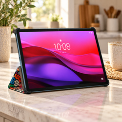 Etui graficzne do Lenovo Yoga Tab Plus 12.7 2025 TB520FU ZAEG0022PL z klapką i podstawką
