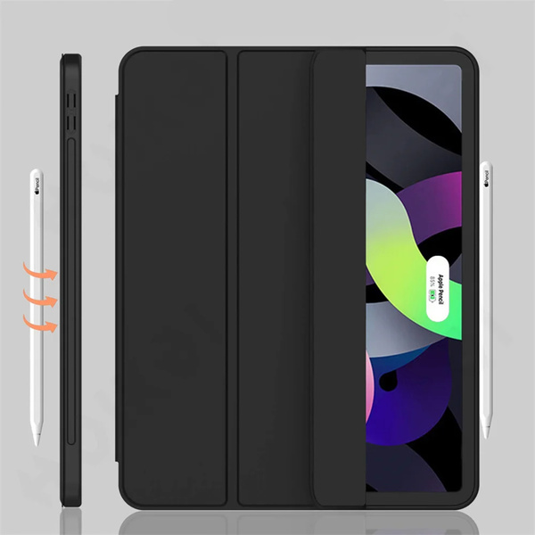 Etui Smart do iPad 10.9 2022 Gen. 10, czarne - ochronne z podstawką, dostęp do portów i przycisków