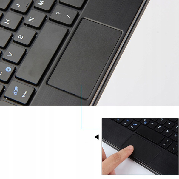 Etui z klawiaturą Bluetooth do Redmi Pad 2 11 2025, czarne - ochronne z podstawką, dostęp do portów i przycisków