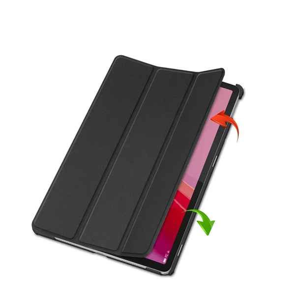 Etui Smart do Lenovo Tab M11 10.95 / Tab M11, czarne - ochronne z podstawką, dostęp do portów i przycisków