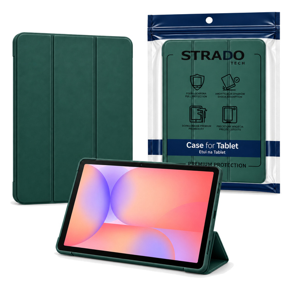 Etui Smart Case do Galaxy Tab S10 Lite 10.9/ S10 FE/ S9 FE/ S9/ S8 - zielone