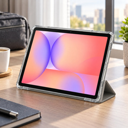 Etui Trifold do Galaxy Tab S10 Lite 10.9/ S10 FE/ S9 FE/ S9/ S8 z miejscem na rysik - szare