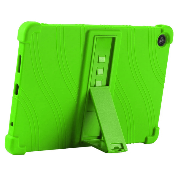 Etui Armor do T-Mobile T Tablet 2 10.1 5G 2025 pancerne, zielone - ochronne z podstawką