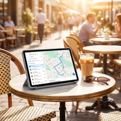 Etui do Redmi Pad 2 Pro 12.1 2025 z klapką i podstawką - szare