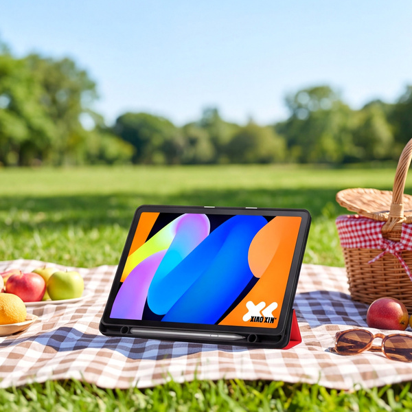 Etui z uchwytem na rysik do Lenovo Idea Tab 11 TB336FU TB336ZU ZAFR0378PL, czerwone