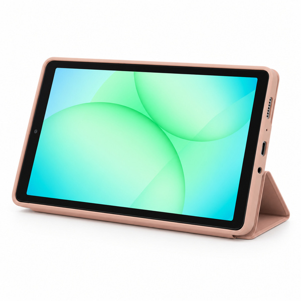 Etui Smart do Galaxy Tab A11 X135/X133 A9 SM-X115/SM-X110 z klapką - różowe