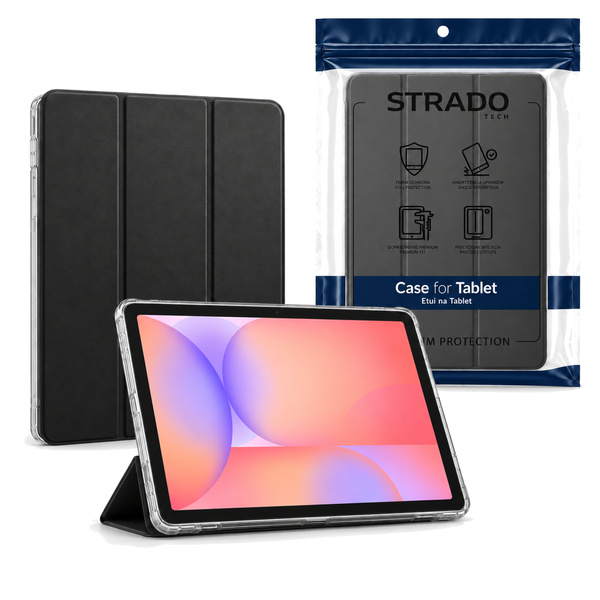Etui Trifold do Galaxy Tab S10 Lite 10.9/ S10 FE/ S9 FE/ S9/ S8 z miejscem na rysik - czarne