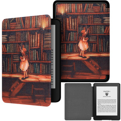 Etui graficzne Kindle Paperwhite 6/ Colorsoft/ Signature Edition- Library Girl