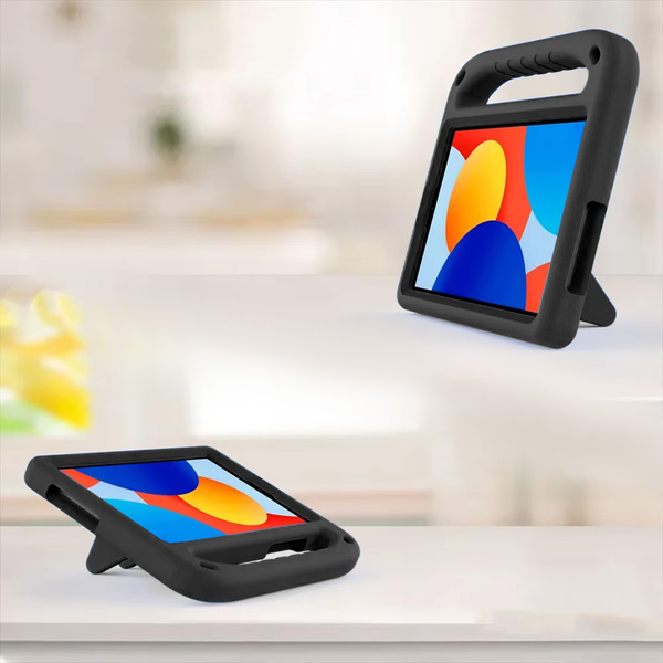 Etui pancerne FunColor do Xiaomi Redmi Pad SE 8.7 2024, czarne - ochronne z podstawką