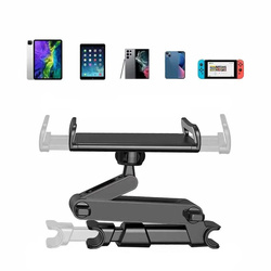 Uchwyt samochodowy na zagłówek 360° do tabletu telefonu na telefon tablet, czarny