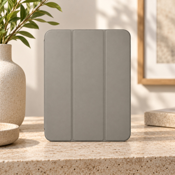 	Etui Crystal do Apple iPad 10.9 10 2022 / iPad 11 A16 2025 Gen 10 11, szare - ochronne z podstawką