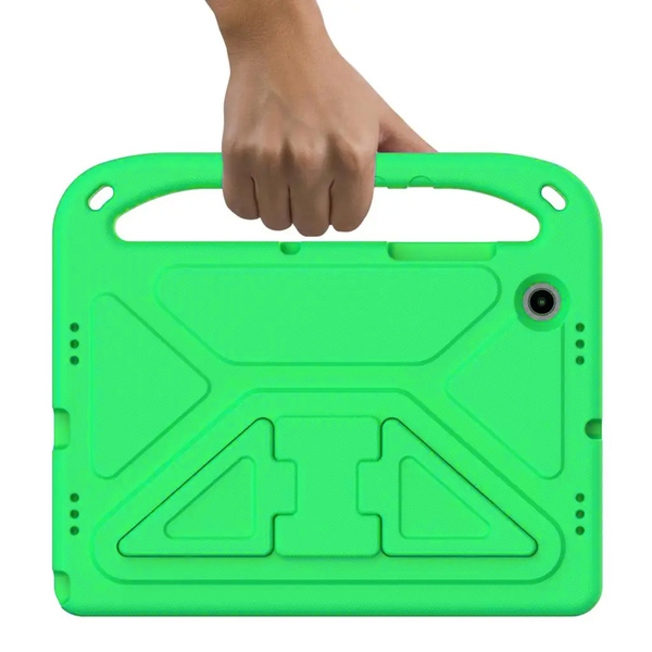 Etui FunColor z uchwytem do Samsung Galaxy Tab A9 8.7 X110 / X115, zielone - ochronne