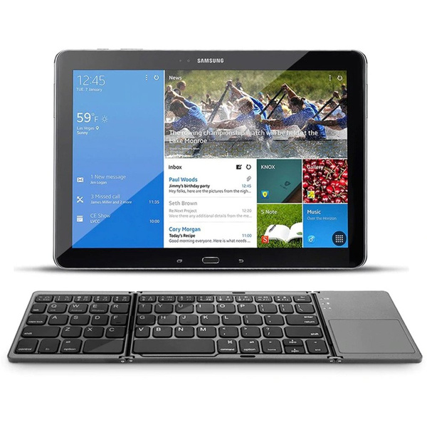 Bezprzewodowa Klawiatura Bluetooth Touchpad Uniwersalna Składana 50H