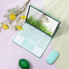 Etui z klawiaturą myszką do Apple iPad 7 / Apple iPad 8 / 9 10.2 2019 / Apple iPad 20, niebieskie - ochronne