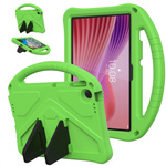 Etui FunColor do Lenovo Tab 10.1 2025, zielone - ochronne z podstawką, dostęp do portów i przycisków